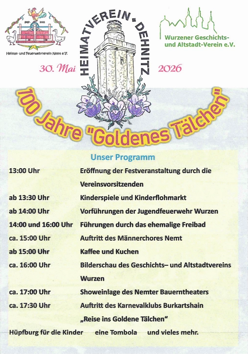 100 Jahre "Goldenes Tälchen"&nbsp;&copy;&nbsp;Wurzener Geschichts- und Altstadtverein e.V.