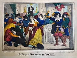 Adolph Göhde, Die Wurzener Marterwoche im April 1637, Inv.-Nr.: V1772K&nbsp;&copy;&nbsp;Bildarchiv KHM Wurzen, Inv.Nr.: V1772K