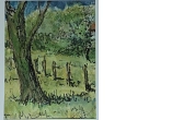 Aquarell "Garten" von Johannes Pätzold