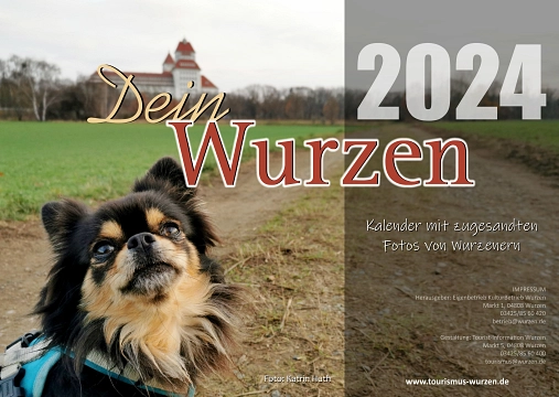 Deckblatt Kalender 2024 © Tourist-Information Wurzen (Foto: Katrin Huth)