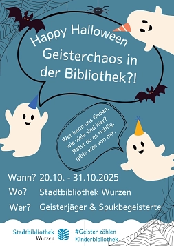 Geister zählen Stadtbibliothek Wurzen © KulturBetrieb Wurzen