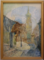 Gemälde "Ringelnatz in Wurzen" © KulturBetrieb Wurzen