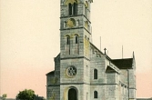 Historische Postkarte mit Ansicht der Katholischen Kirche