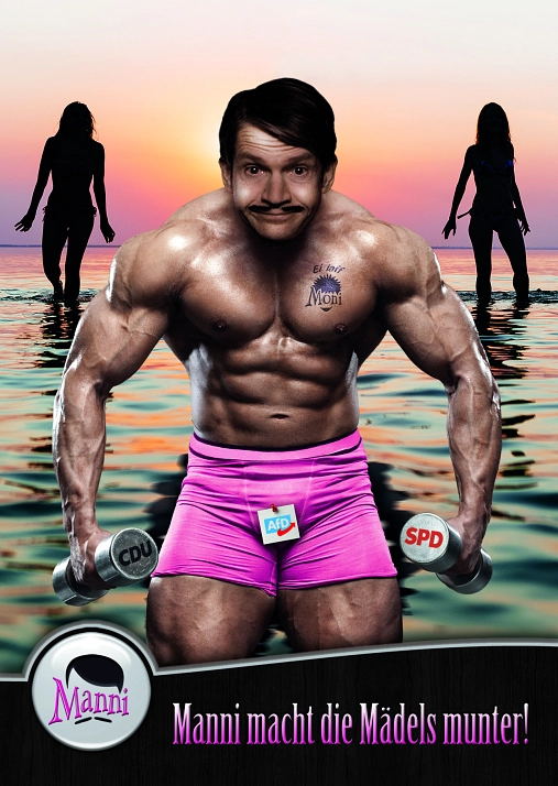 Manni macht die Mädls munter! © Kabarett SanftWut