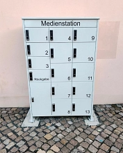 Medienstation der Bibliothek&nbsp;&copy;&nbsp;KulturBetrieb Wurzen