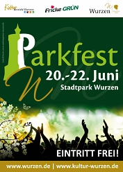 Plakat Parkfest 2025 © KulturBetrieb Wurzen