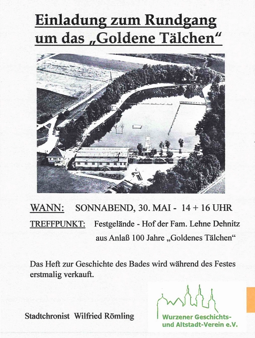 Rundgang um das "Goldene Tälchen"&nbsp;&copy;&nbsp;Wurzener Geschichts- und Altstadtverein e.V.