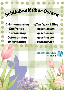 Geschlossen an Karsamstag.&nbsp;&copy;&nbsp;KulturBetrieb Wurzen