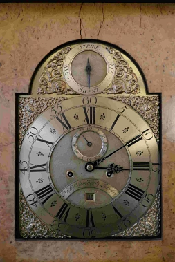 Ziffernblatt Standuhr Nicholas Lambert © Kulturhistorisches Museum Wurzen