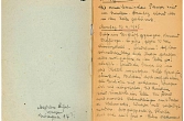 Tagebuch Seite 1, Magdalene Seifert, April 1945, Inv.Nr.: V1738S
