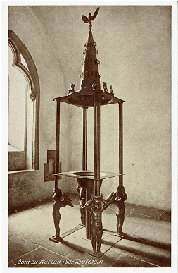 Taufbecken, Georg Wrba, Dom Wurzen © KulturBetrieb Wurzen