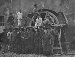 Umsetzung eines historischen Portals ins Museum 1948 © KulturBetrieb Wurzen