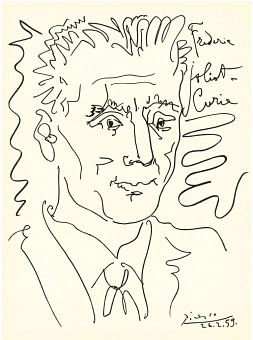 V1574K_24_Pablo Picasso, Frédéric Joliot_Curie V1574K_24_Pablo Picasso, Frédéric Joliot_Curie