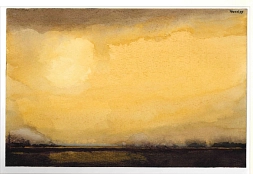 Weiter gelber Sonnenhimmel, Wurzen 1979, KHM Wurzen, V3023K